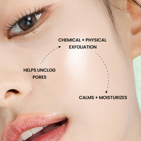 DERMALOGY by NEOGENLAB soaked pad detail highlighting hydrating formula