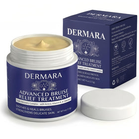 Dermara front packaging 4 oz showing product and branding for targeted bruise care