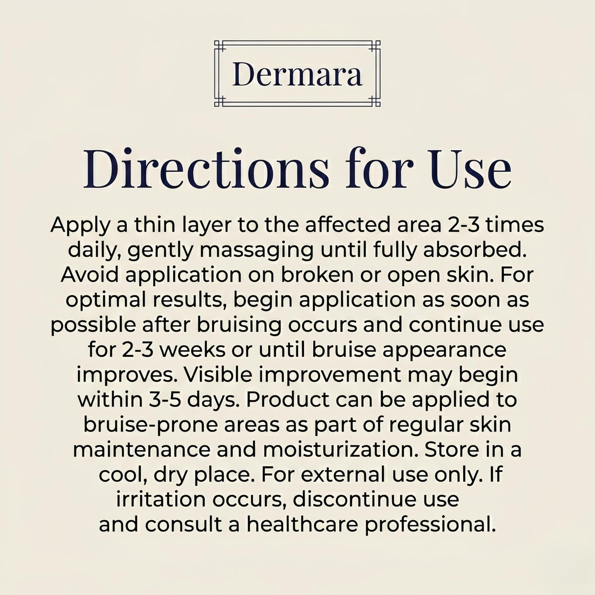 Dermara tube and jar contents arranged displaying usage options and daily care benefits