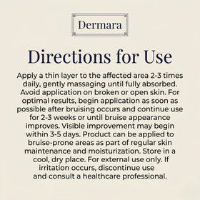 Dermara tube and jar contents arranged displaying usage options and daily care benefits
