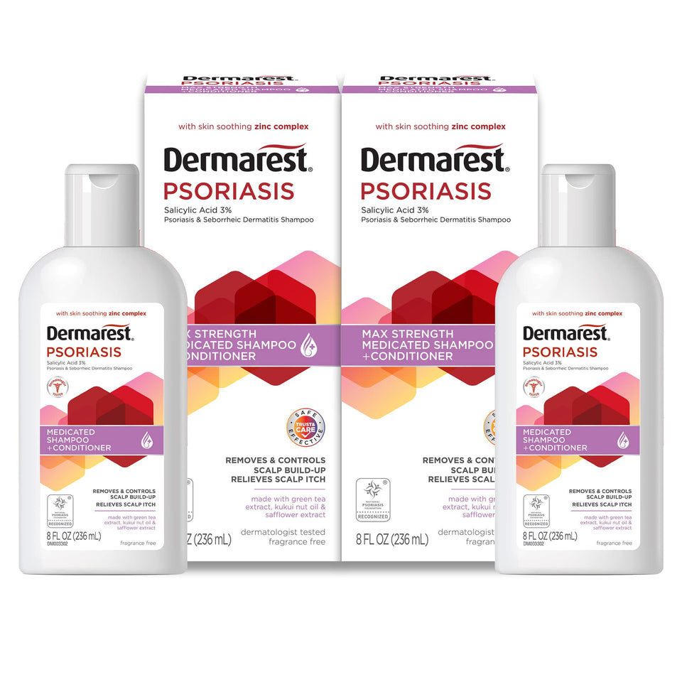 Dermarest front packaging 8 oz bottle showing label and benefits