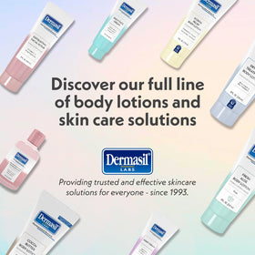 Dermasil on bathroom shelf lifestyle showing convenient daily use