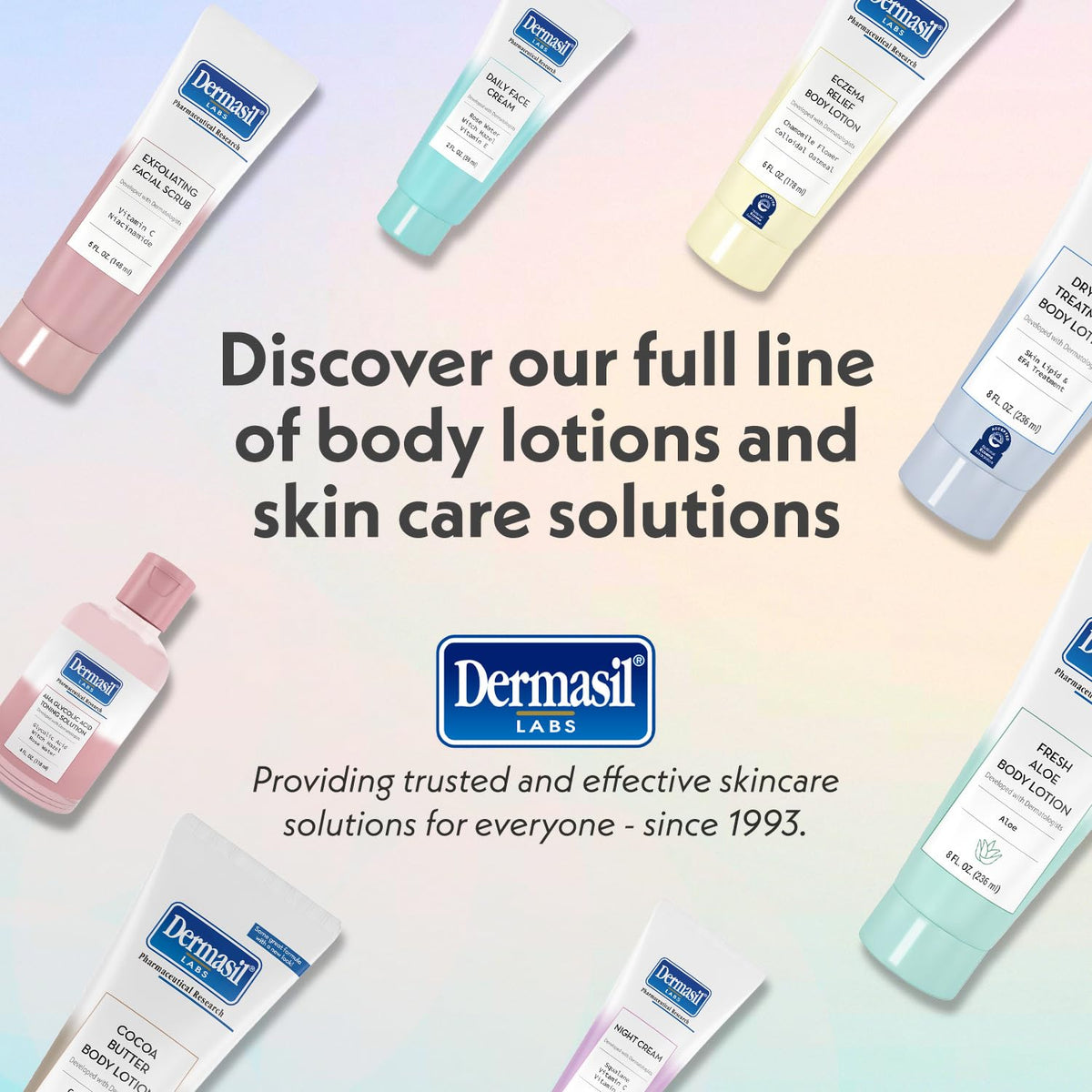 Dermasil bottle on bathroom shelf suggesting daily routine