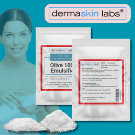 Dermaskin Labs ECOCERT COSMOS validation badge on Olive 1000 label