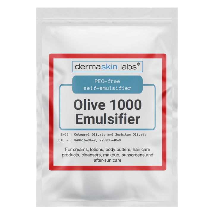 Dermaskin Labs front label of Olive 1000 showing product name and size