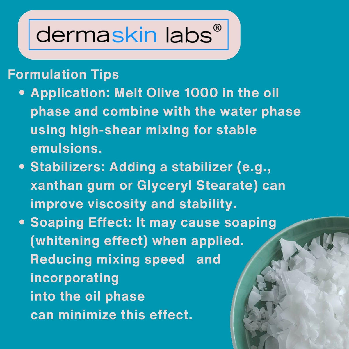Dermaskin Labs leave-in hair conditioner made with Olive 1000 for detangling