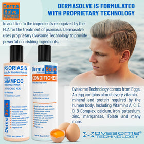 DermaSolve lifestyle bathroom shelf display conveying daily routine comfort