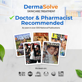 Dermasolve oil texture close-up showing lightweight emollient absorption
