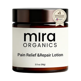 Dermasophia Mira front packaging showing bottle and branding with soothing benefit