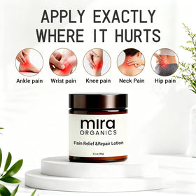 Dermasophia Mira ingredient label close-up showing botanical magnesium blend benefit