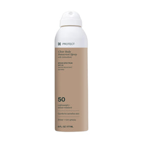 Dermasport front packaging showing SPF 50 protection and clear spray