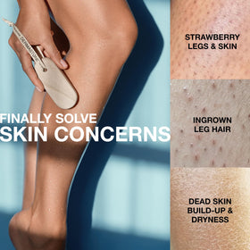 Dermastone close-up texture revealing fine abrasive surface for effective exfoliation