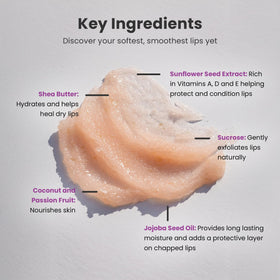 Dermasuri open jar displaying sugar scrub texture for gentle exfoliation