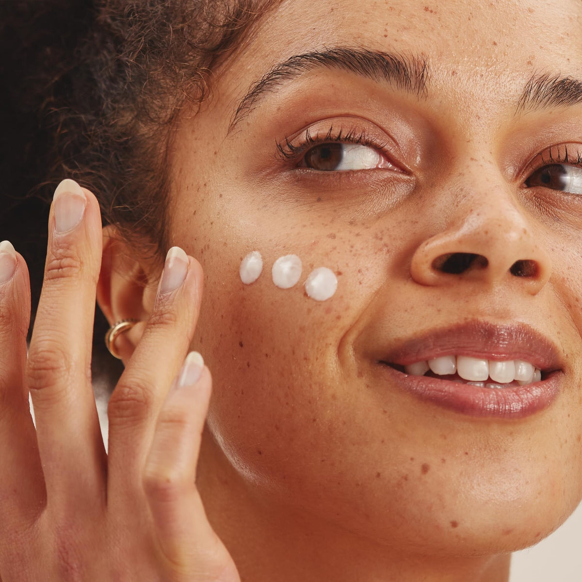 Dermatica being applied on hand demonstrating quick absorption benefit