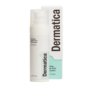 Dermatica front tube view showing packaging and clear usage benefits