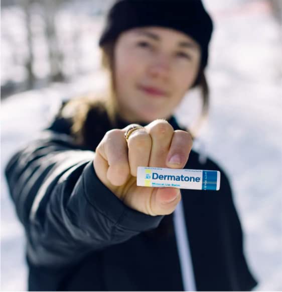 DERMATONE with cap open highlighting smooth balm texture for easy application