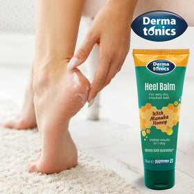 Dermatonics next to hand for size comparison and portable convenience