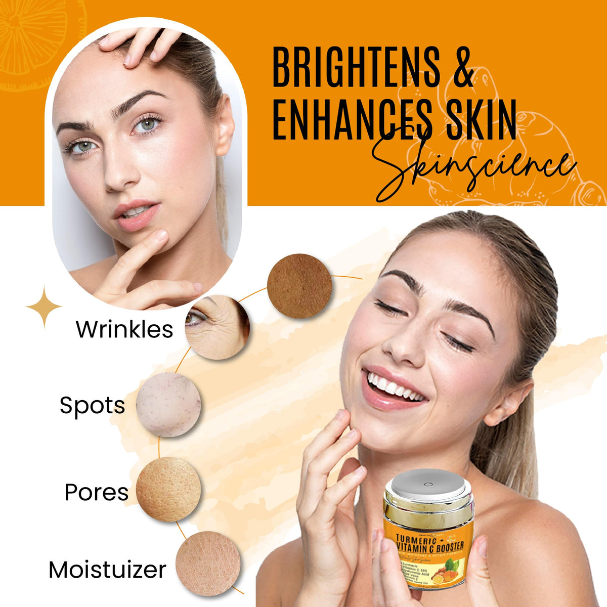 DERMAXGEN cream texture close-up highlighting lightweight, fast-absorbing finish