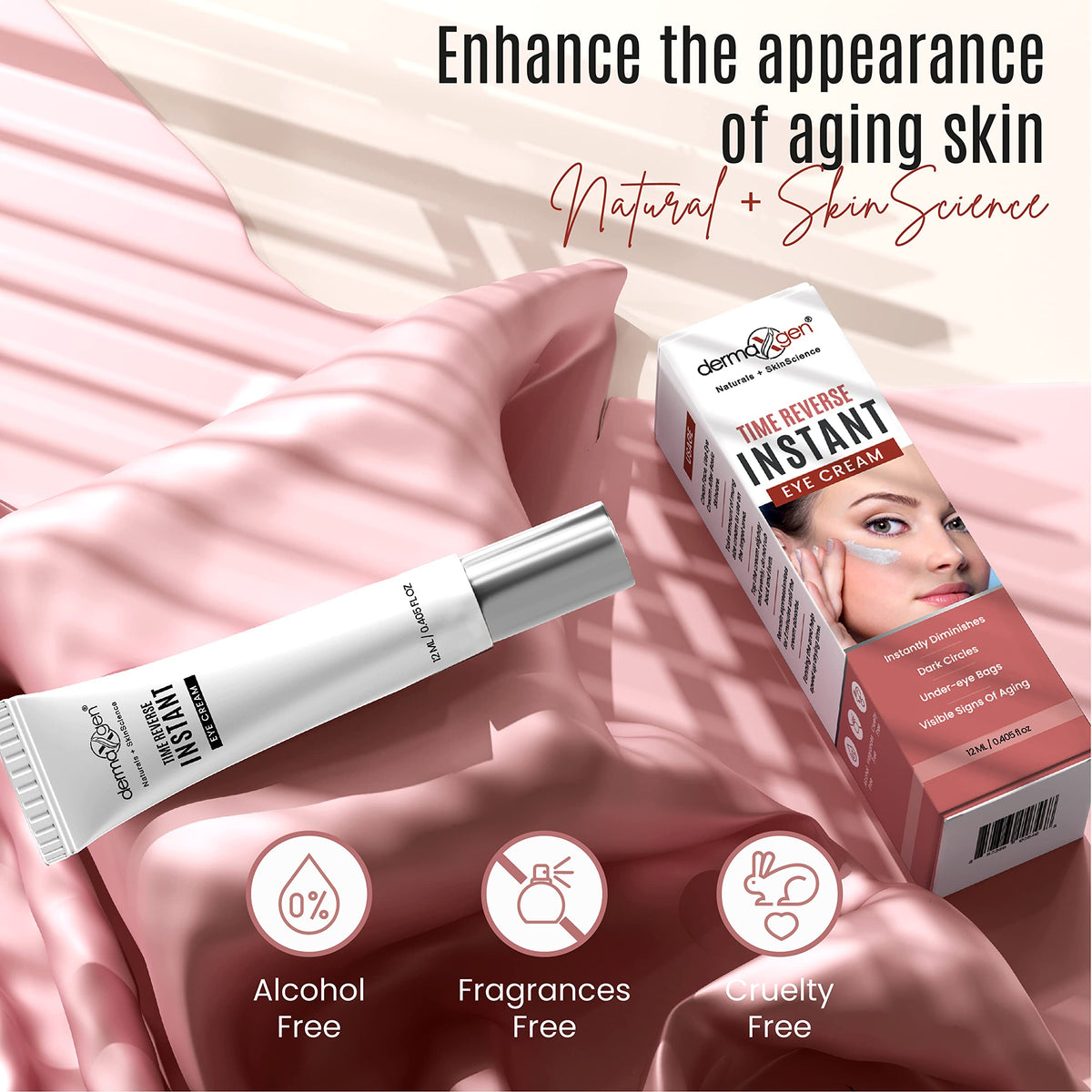 DERMAXGEN in morning routine scene portraying refreshed awake benefit