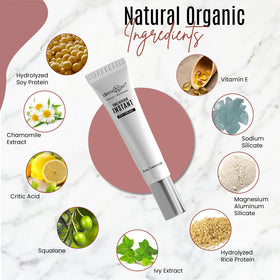 DERMAXGEN open jar texture highlighting lightweight absorption benefit