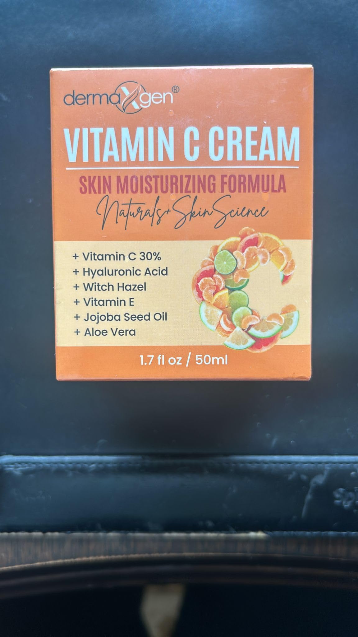 DERMAXGEN layered under sunscreen in morning routine, showing protective pairing