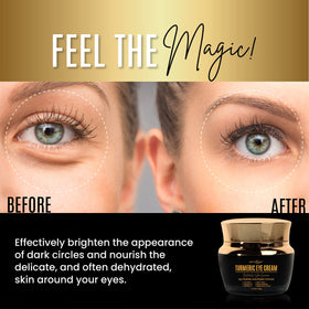 DERMAXGEN illustrative before and after under-eye brightening improvement