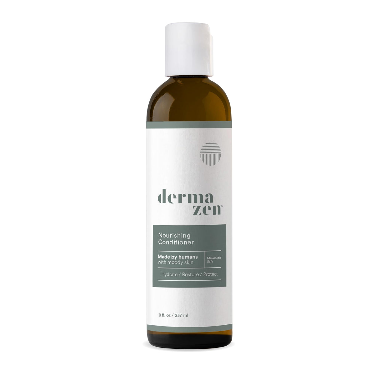 Dermazen front packaging showing bottle and clear product benefits