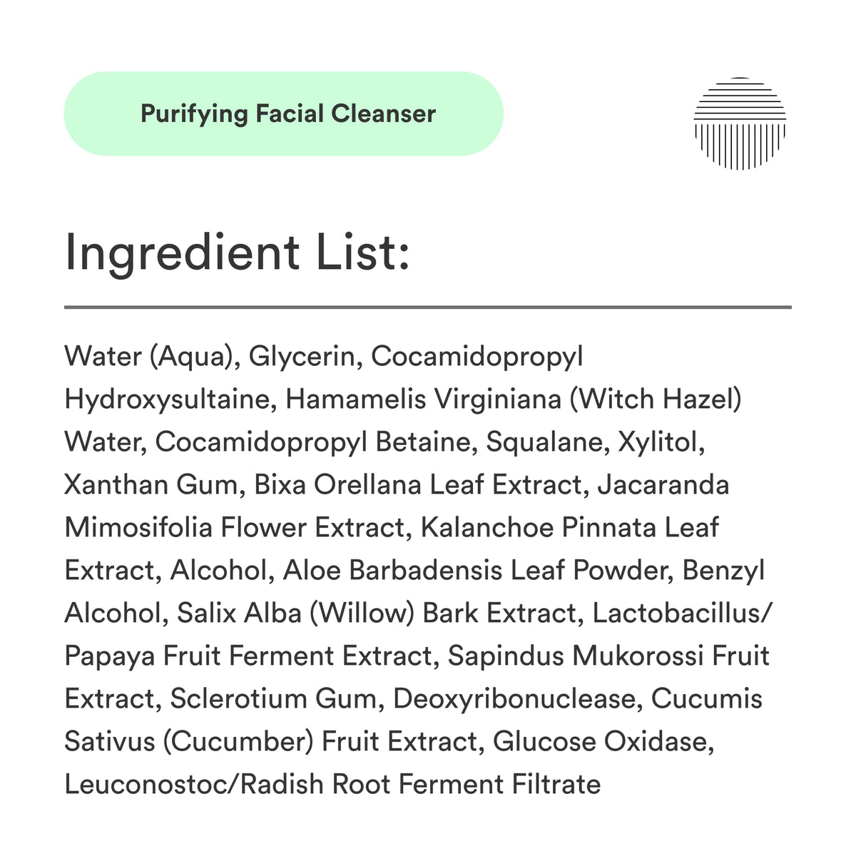 Dermazen label close-up highlighting active ingredients and safety