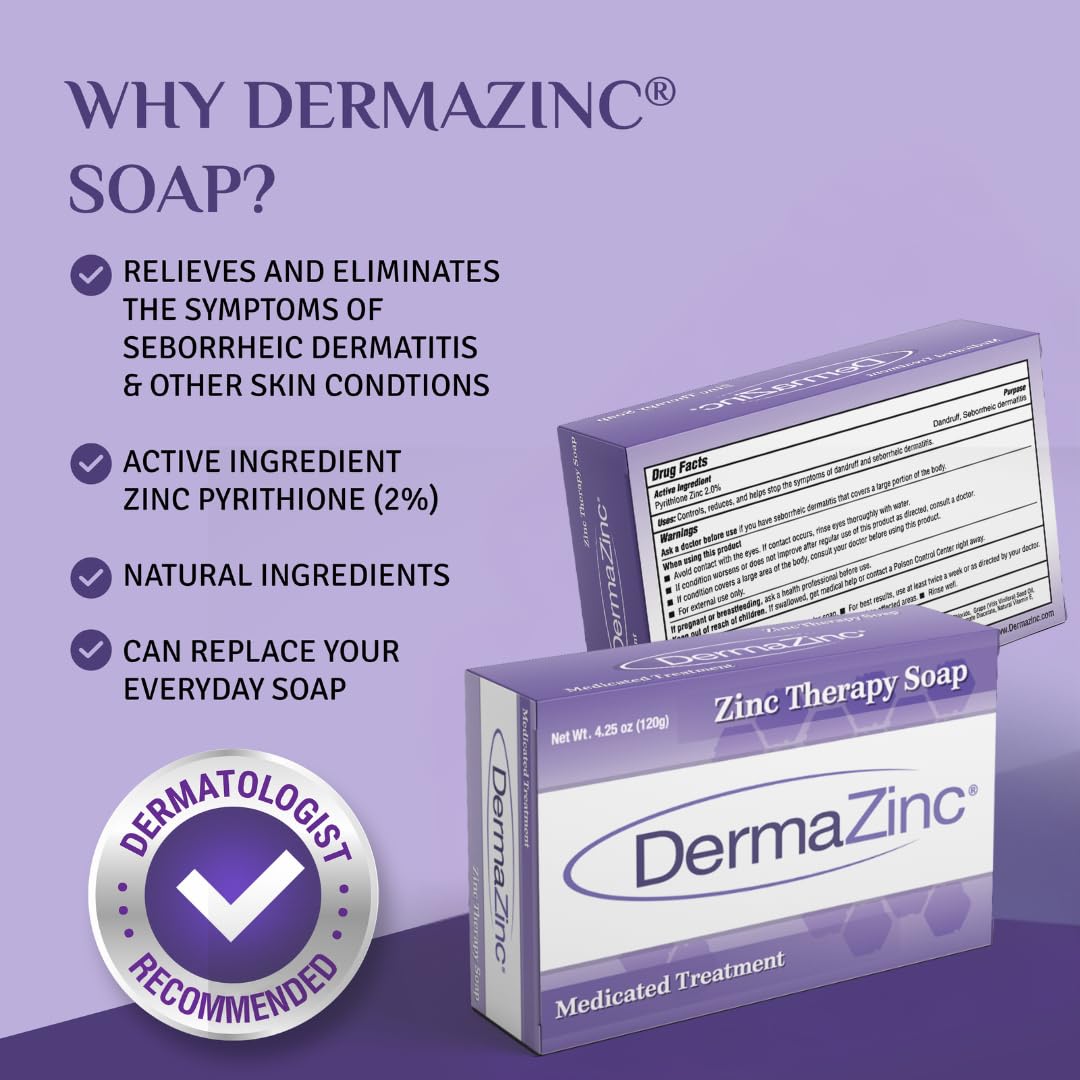 DermaZinc bar held in hand showing real size and travel-friendly convenience