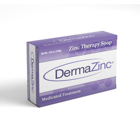 DermaZinc single soap bar close-up highlighting smooth texture and conditioning