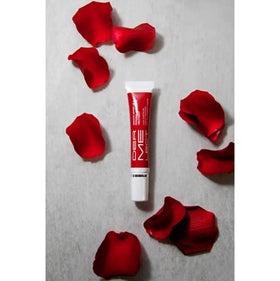 Dermelect placed on bathroom shelf to show daily routine convenience and gentle formula