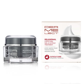 Dermelect tube front view showing product branding and compact packaging benefit