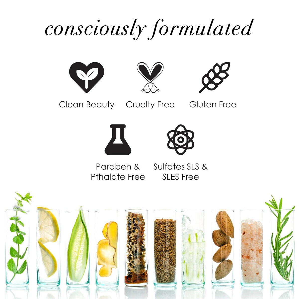 Dermelect ingredient label highlighting peptides and hyaluronic acid benefits