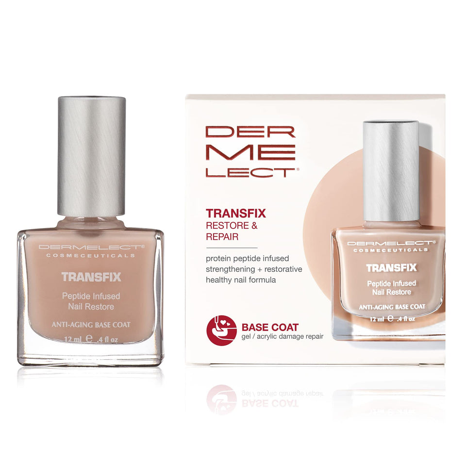 Dermelect front packaging showing bottle and label for a professional look and clear benefit