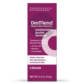 Dermend front tube 2.5 oz showing packaging and product name benefits