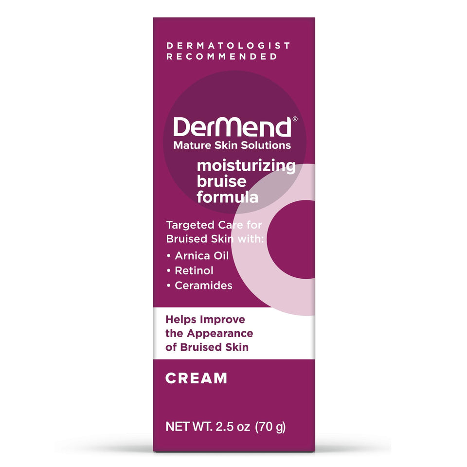 Dermend front tube 2.5 oz showing packaging and product name benefits