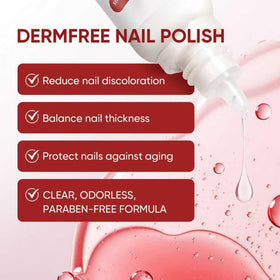 DERMFREE applicator brush close-up for precise, mess-free application