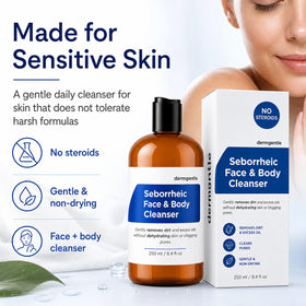 Dermgentle being dispensed into hand showing easy, controlled application
