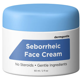 Dermgentle jar front view showing clean packaging and soothing moisturizer