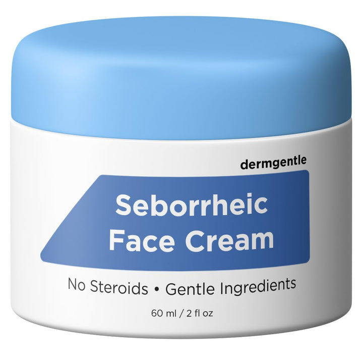 Dermgentle jar front view showing clean packaging and soothing moisturizer