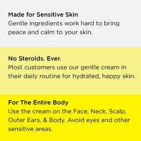 Dermgentle size comparison bottle next to common items for scale and portability