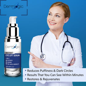 Dermlogic cream texture close-up demonstrating smooth application