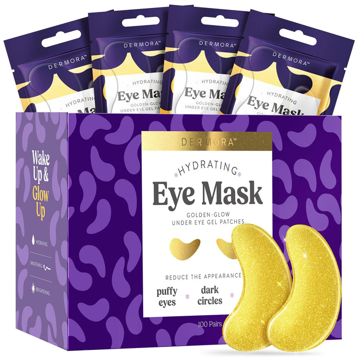 DERMORA front packaging showing 100 pairs and brightening benefit