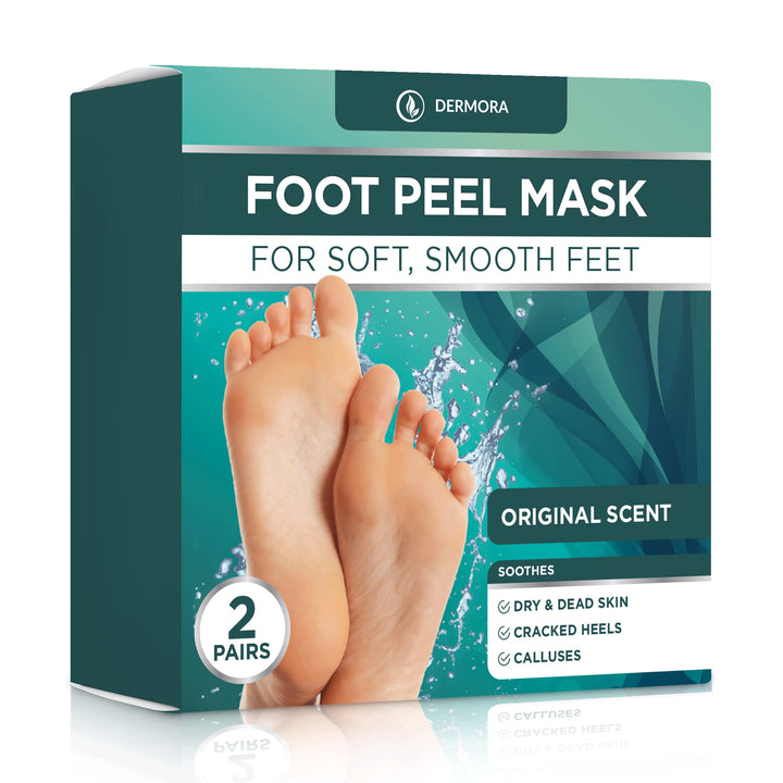 DERMORA front packaging showing two pairs and benefits