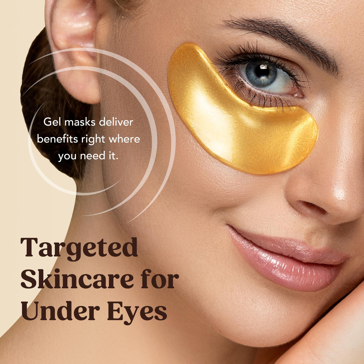 DERMORA patches beside makeup illustrating prep and glow benefit