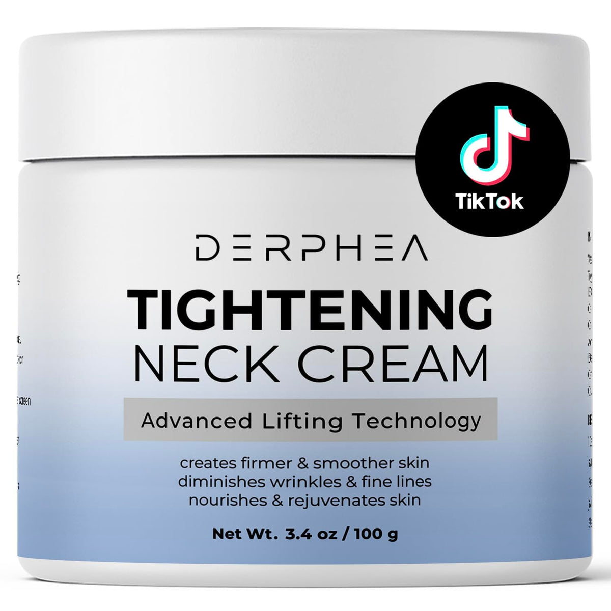 DERPHEA jar front view showing clean packaging and benefits