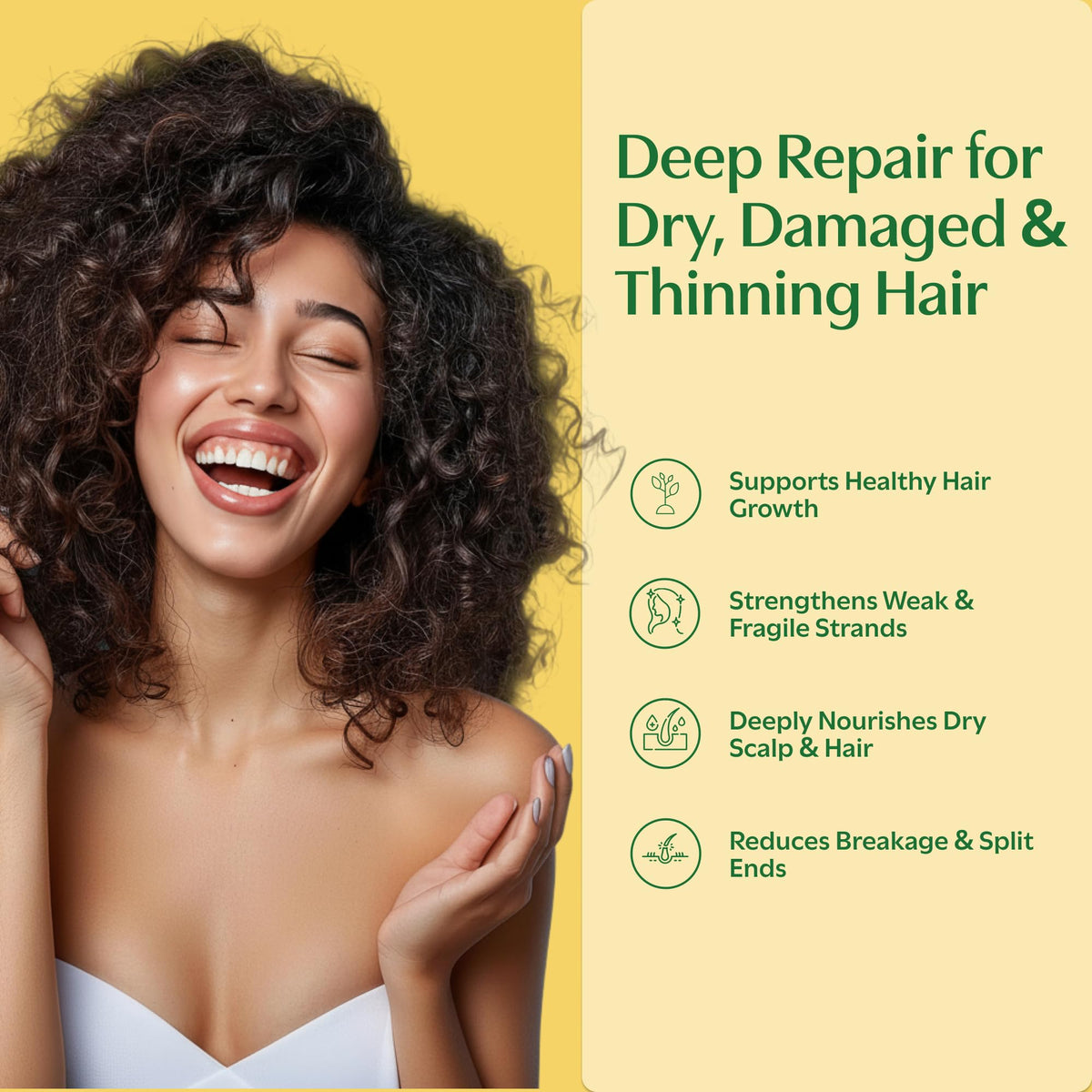 Scalp massage with Dersie batana paste showing targeted scalp nourishment benefit