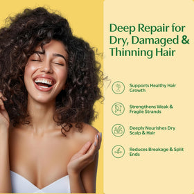 Scalp massage with Dersie batana paste showing targeted scalp nourishment benefit