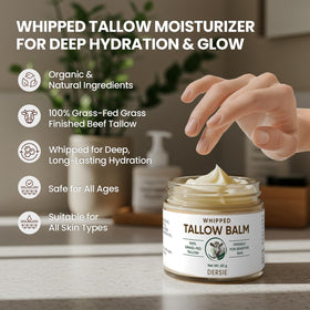Dersie applied to cheek during facial routine to soothe skin