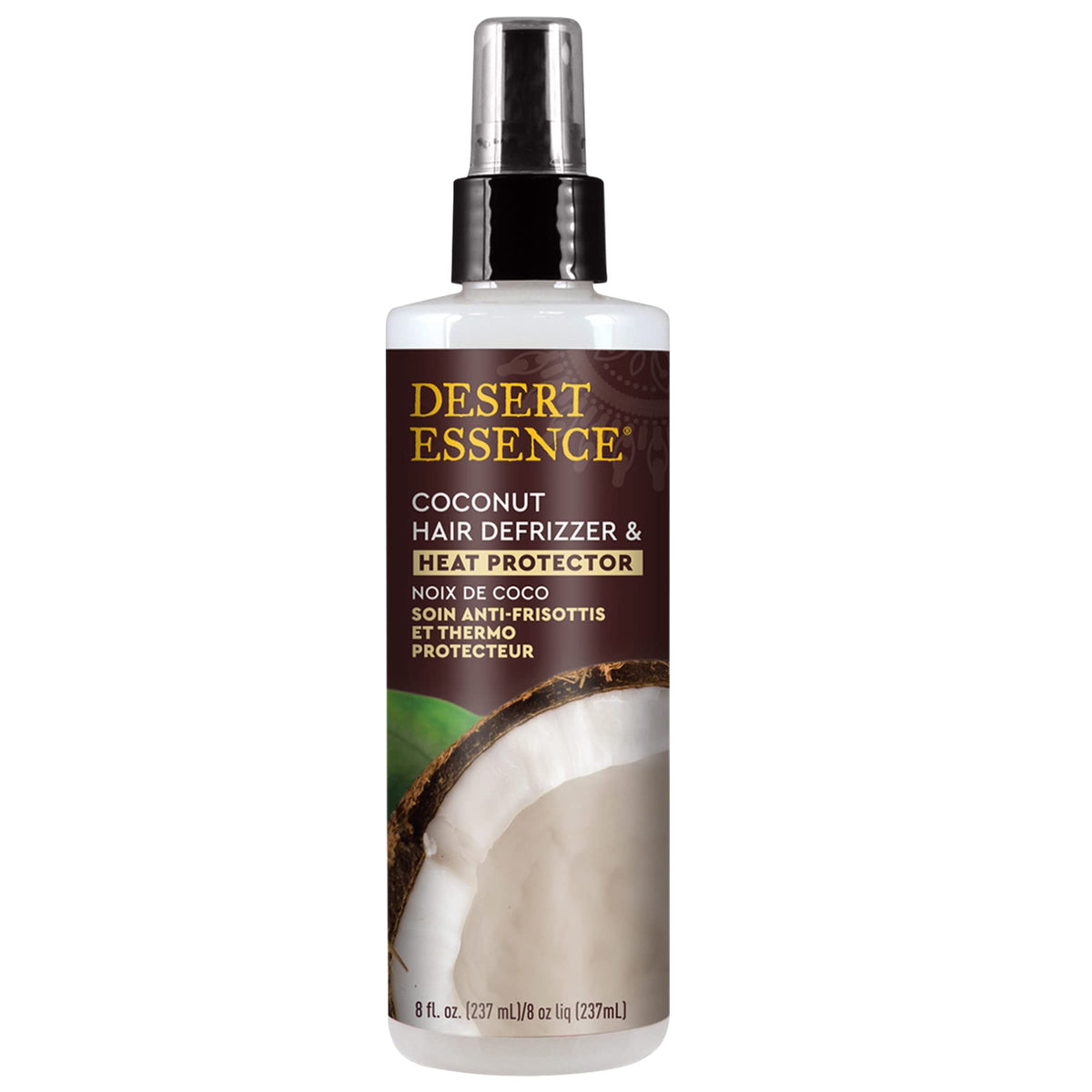 Desert Essence front bottle view showing packaging and benefits